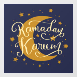 Ramadan Kareem Eid Bedrijfs- of Huisraamsticker Raamsticker