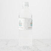Ramadan Kareem / Eid Mubarak Aanpassen Waterfles Etiket (Achterkant)