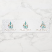 Ramadan Kareem / Eid Mubarak Aanpassen Waterfles Etiket (Enkel label)