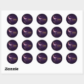 Ramadan Kareem - Eid Mubarak - Happy Eid Ronde Sticker (Vel)