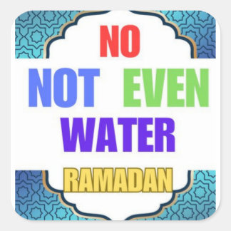 Ramadan Kareem - Eid Mubarak - Happy Eid Vierkante Sticker