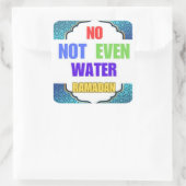 Ramadan Kareem - Eid Mubarak - Happy Eid Vierkante Sticker (Tas)