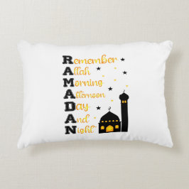 Ramadan Kareem & Eid Mubarak Islamic Accent Pillow Accent Kussen