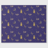 Ramadan Kareem Eid Mubarak Islamitische lantaarn Cadeaupapier (Vlak)