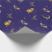 Ramadan Kareem Eid Mubarak Islamitische lantaarn Cadeaupapier (Hoek)