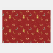 Ramadan Kareem Eid Mubarak Islamitische lantaarn Inpakpapier Vel (Voorkant 3)