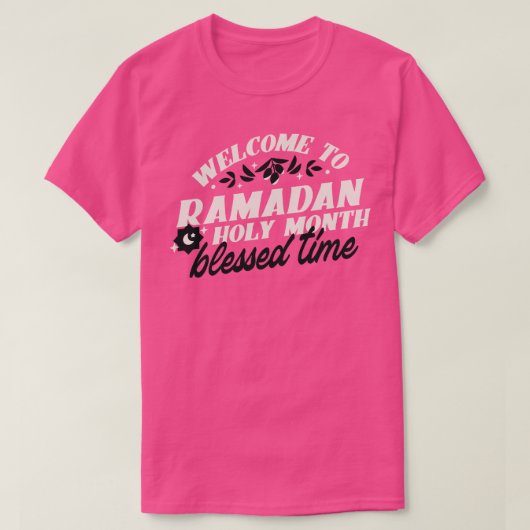 Ramadan Kareem Eid Mubarak Moslim Islam Islamitisc T-shirt (Design voorkant)