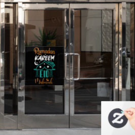 Ramadan Kareem Eid Mubarak Raamsticker