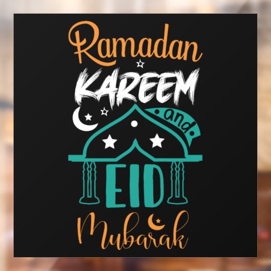 Ramadan Kareem Eid Mubarak Raamsticker (Vel 2)