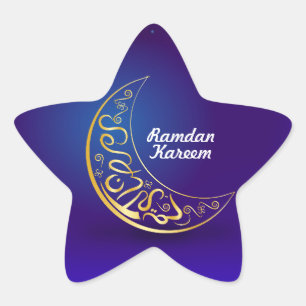 Ramadan Kareem / Eid Mubarak Ster Sticker
