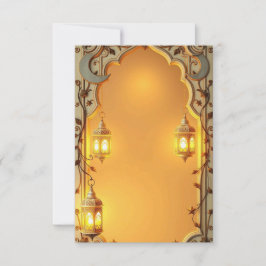 Ramadan Kareem Elegante Islamitische Wenskaart – G Kaart