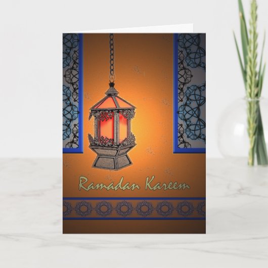 Ramadan Kareem, Fanos en filigraan Windows Kaart (Voorkant)