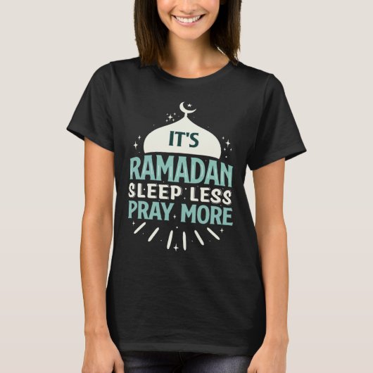Ramadan Kareem Fasting For Muslim Islamic Idea T-shirt (Voorkant)