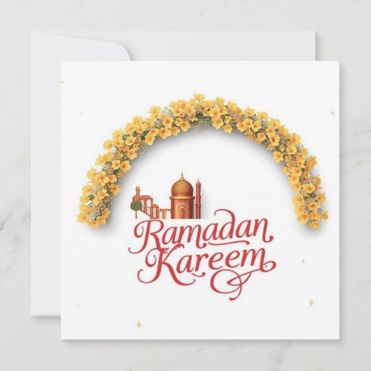 Ramadan Kareem feest kaart (Voorkant)