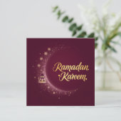 Ramadan Kareem feestdag Persoonlijke moderne kaart (Staand voorkant)