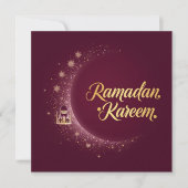 Ramadan Kareem feestdag Persoonlijke moderne kaart (Voorkant)