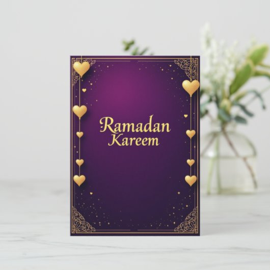 Ramadan Kareem Feestdagenkaart (Staand voorkant)