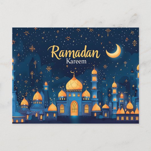 Ramadan Kareem Feestdagenkaart (Voorkant)