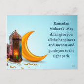Ramadan Kareem Feestdagenkaart (Achterkant)