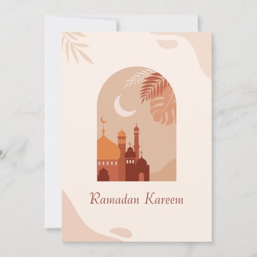 Ramadan Kareem Feestdagenkaart (Voorkant)