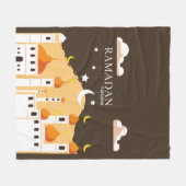 Ramadan Kareem Fleece Blanket Deken (Voorkant (Horizontaal))