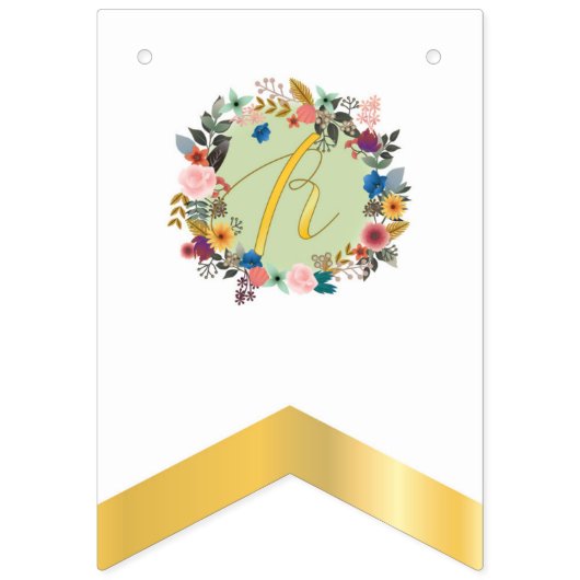 RAMADAN KAREEM FLORAL VLAGGETJES (Tweede vlag)