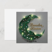 Ramadan Kareem  gepersonaliseerde Elegante Kaart (Voorkant / Achterkant)