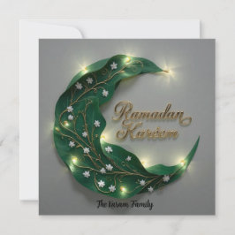 Ramadan Kareem gepersonaliseerde Elegante Kaart