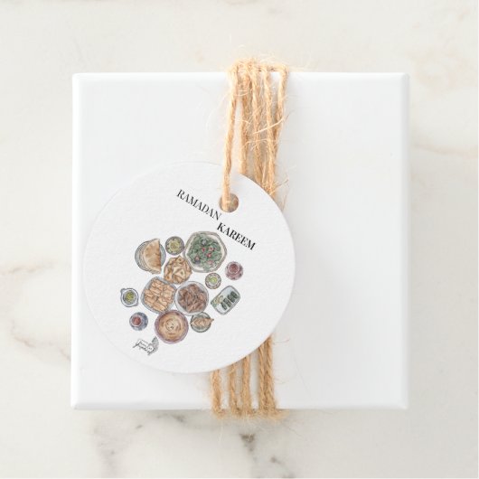 Ramadan Kareem Gift label (In situ)