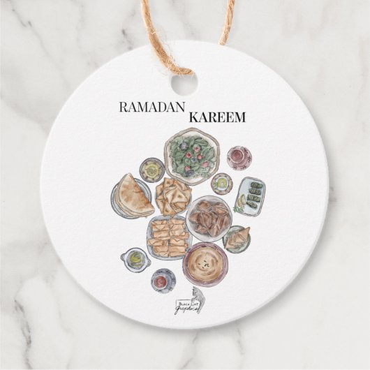 Ramadan Kareem Gift label (Voorkant)