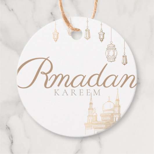 Ramadan Kareem Gift label (Voorkant)
