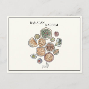 Ramadan Kareem Gift, Wenskaart Briefkaart