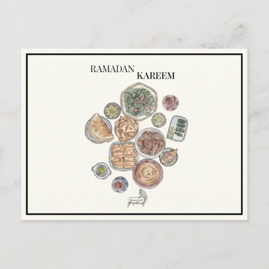 Ramadan Kareem Gift, Wenskaart Briefkaart (Voorkant)