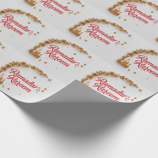 Ramadan Kareem  gift wrapping  paper Cadeaupapier (Hoek)