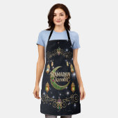 Ramadan Kareem glanzende lucht Schort (Gedragen)