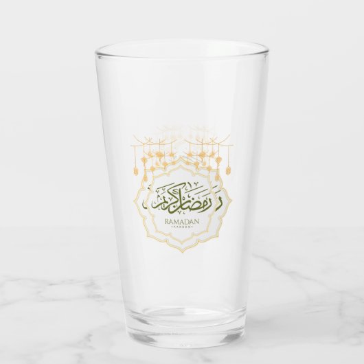  Ramadan Kareem Glass Cup Glas (Achterkant)