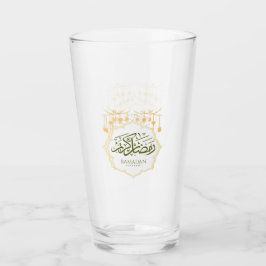 Ramadan Kareem glazen beker