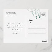 Ramadan Kareem Gold Foil Islamic Folie Feestdagen Briefkaart (Achterkant)