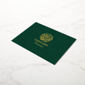 Ramadan Kareem Gold Foil Islamic Folie Feestdagen Briefkaart (Gedraaid)