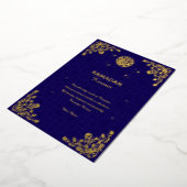 Ramadan Kareem Gold Foil Islamic Invitation Folie Uitnodiging (Gedraaid)
