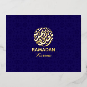 Ramadan Kareem Goud Folie Islamitisch Feestdagen Briefkaart