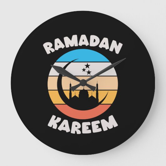 ramadan kareem grote klok (Voorkant)