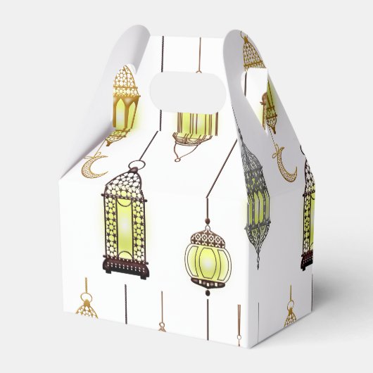Ramadan Kareem Halve Maan Lantaarns Mubarak Islami Bedankdoosjes (Achterkant)