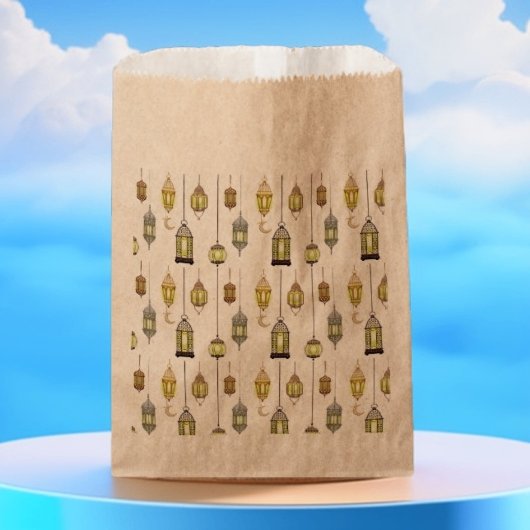 Ramadan Kareem Halve Maan Lantaarns Mubarak Islami Bedankzakje