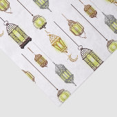 Ramadan Kareem Halve Maan Lantaarns Mubarak Islami Tissuepapier (Detail)