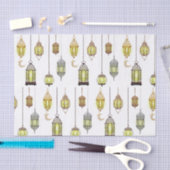 Ramadan Kareem Halve Maan Lantaarns Mubarak Islami Tissuepapier (Craft)