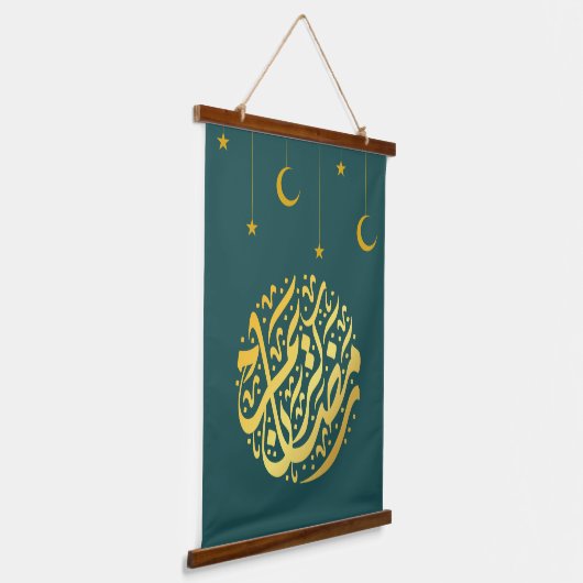 Ramadan Kareem Hangend Wandkleed (Gebogen)