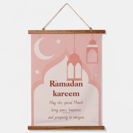 Ramadan Kareem Hangend Wandkleed (Voorkant)