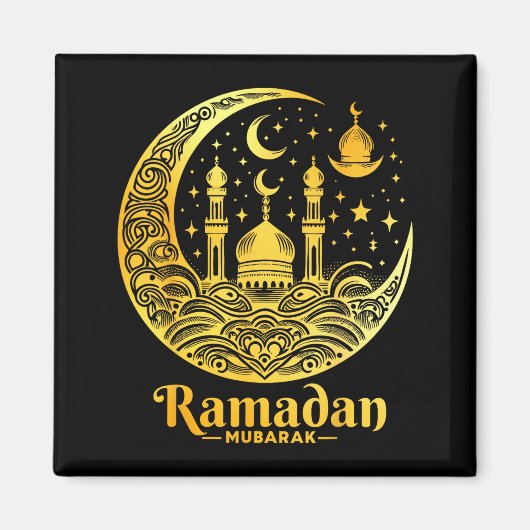 Ramadan Kareem Happy Fasting Ramadan Mubarak Islam Magneet (Voorkant)