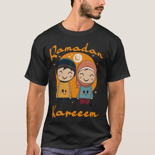 Ramadan Kareem Happy Ramadan Muslims Heilige Month T-shirt (Voorkant)